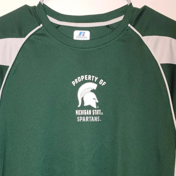 Property of Michigan State University Russell Athletics Jersey Youth L -LOT A - Picture 2 of 4